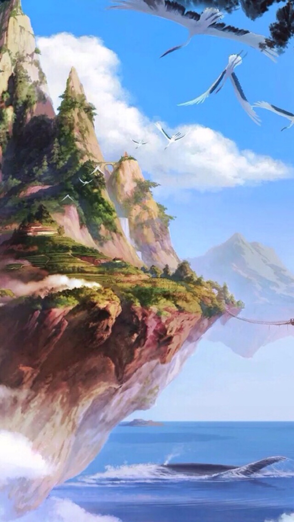 背景.仙境.