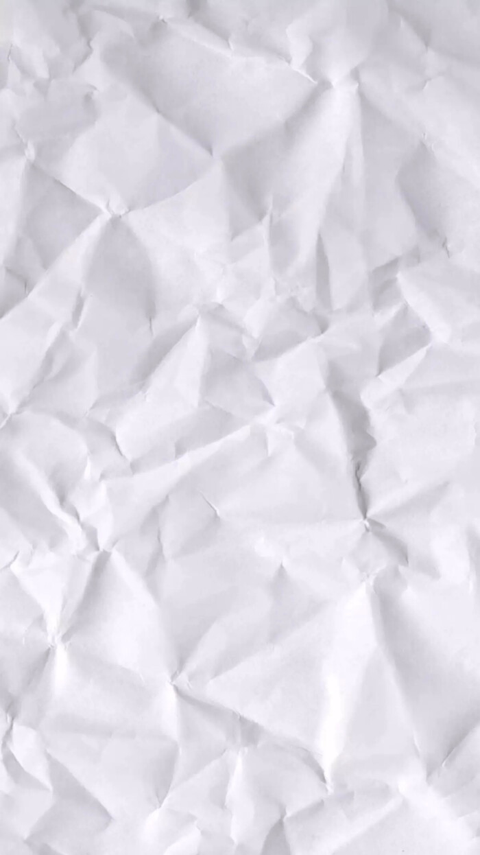 清爽壁纸:褶皱的白纸