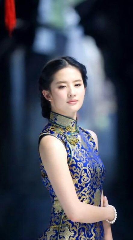 刘亦菲 旗袍 壁纸