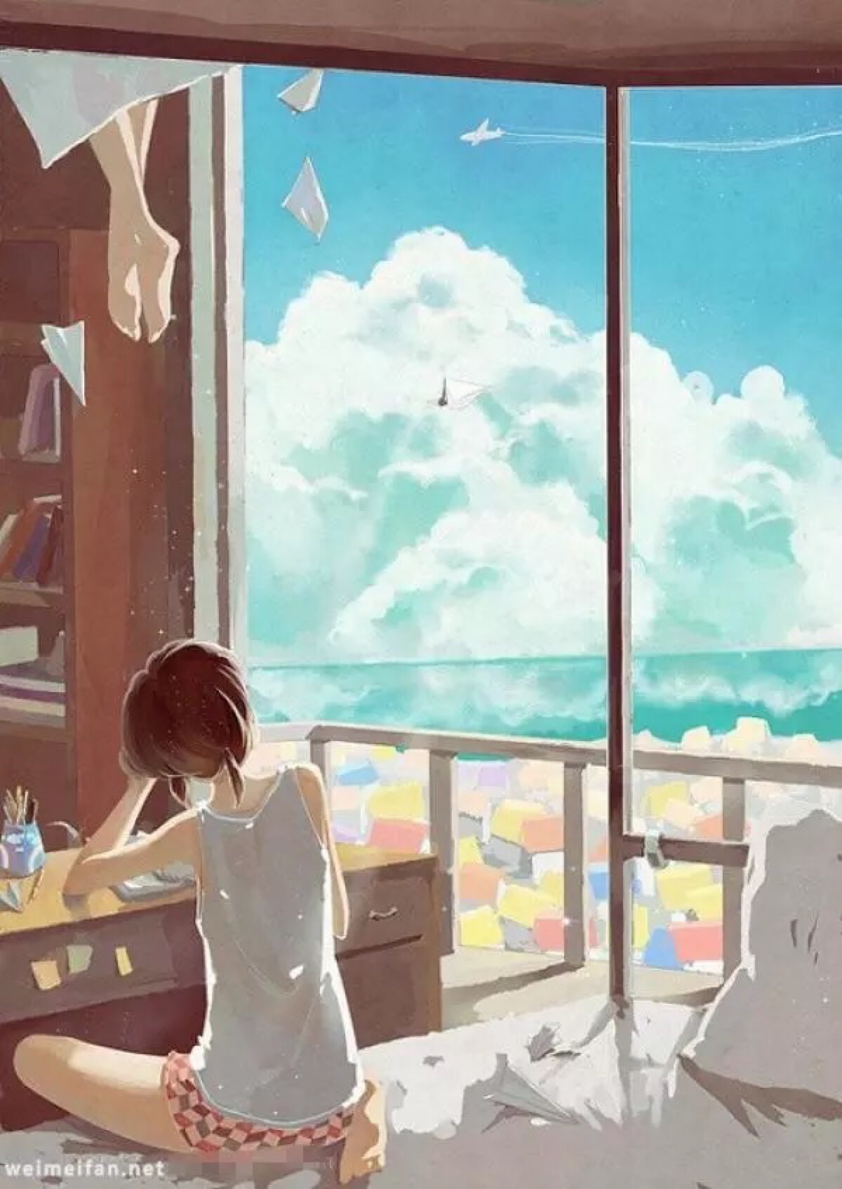 插画 二次元 美景图 卡通 素材 动漫 场景 手机 壁纸 电脑 桌面 美图