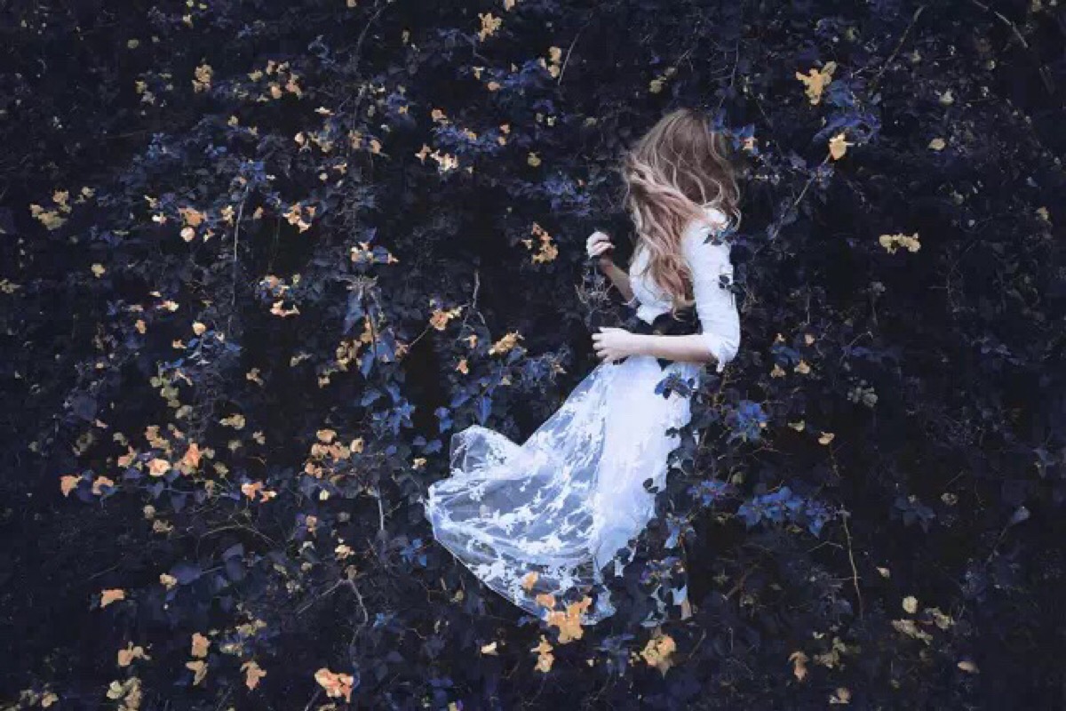 美 壁纸 头像 花丛中 仙女