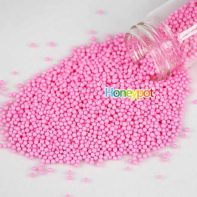 honeypot小蜜糖罐儿糖果店2mm粉色烘焙装饰糖豆