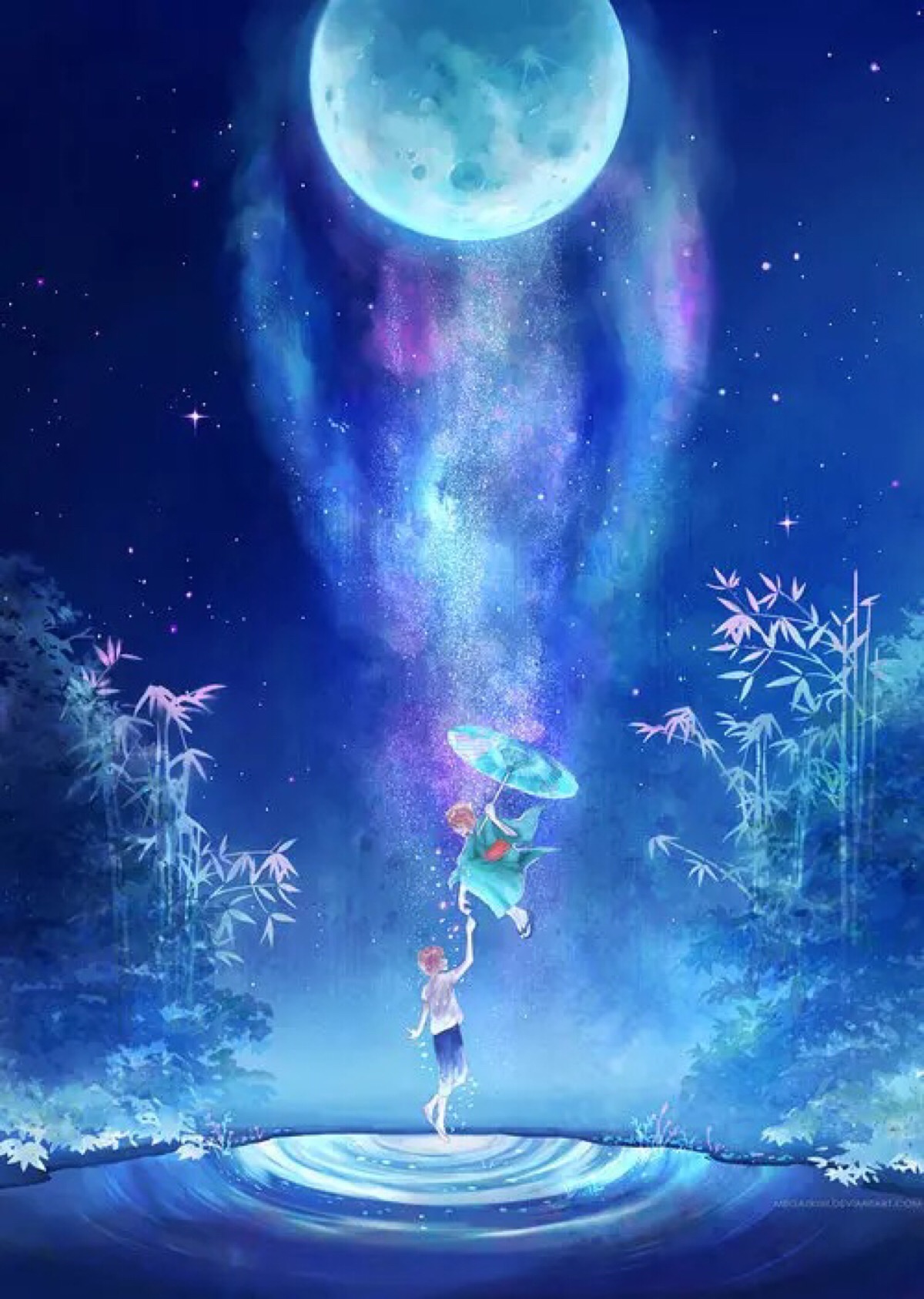 插画 二次元 美景图 卡通 素材 动漫 场景 手机 壁纸 电脑 桌面 美图