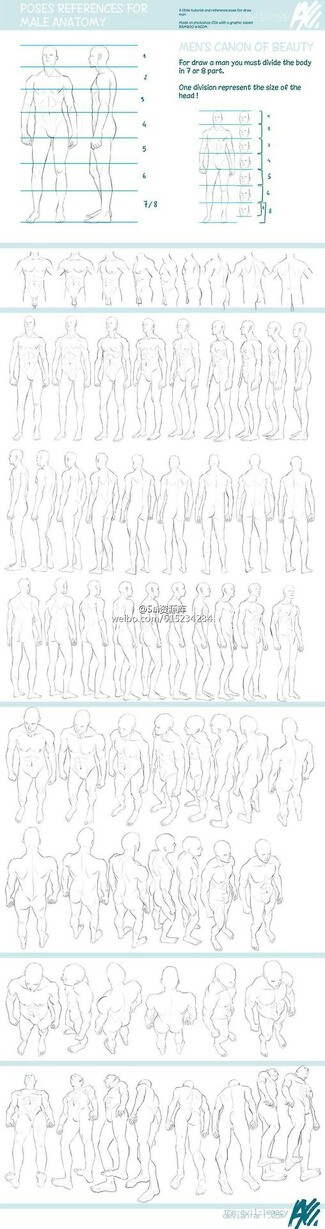 绘画 人体 教程 素材