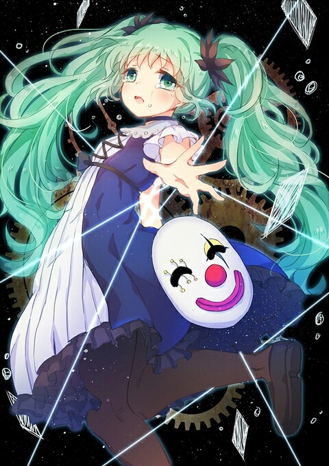 活动小丑 vocaloid 初音未来 动漫 二次元 萌 可爱 唯美 梦幻 头像