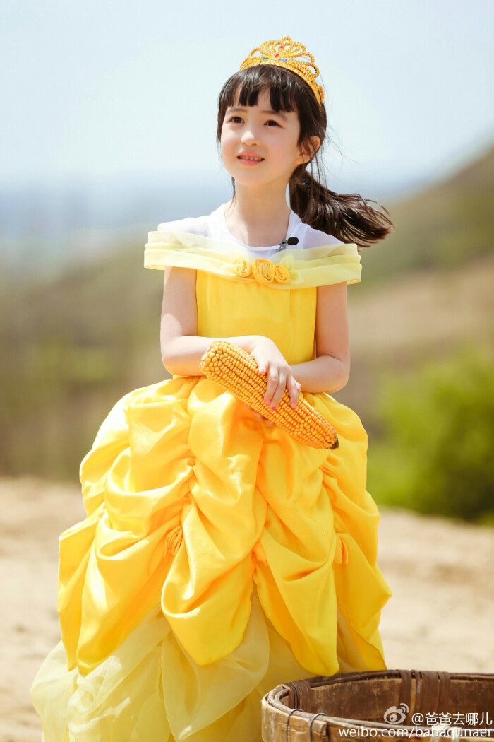 论小公举的正确打开方式# 爸爸去哪儿 # poppy 夏天公主