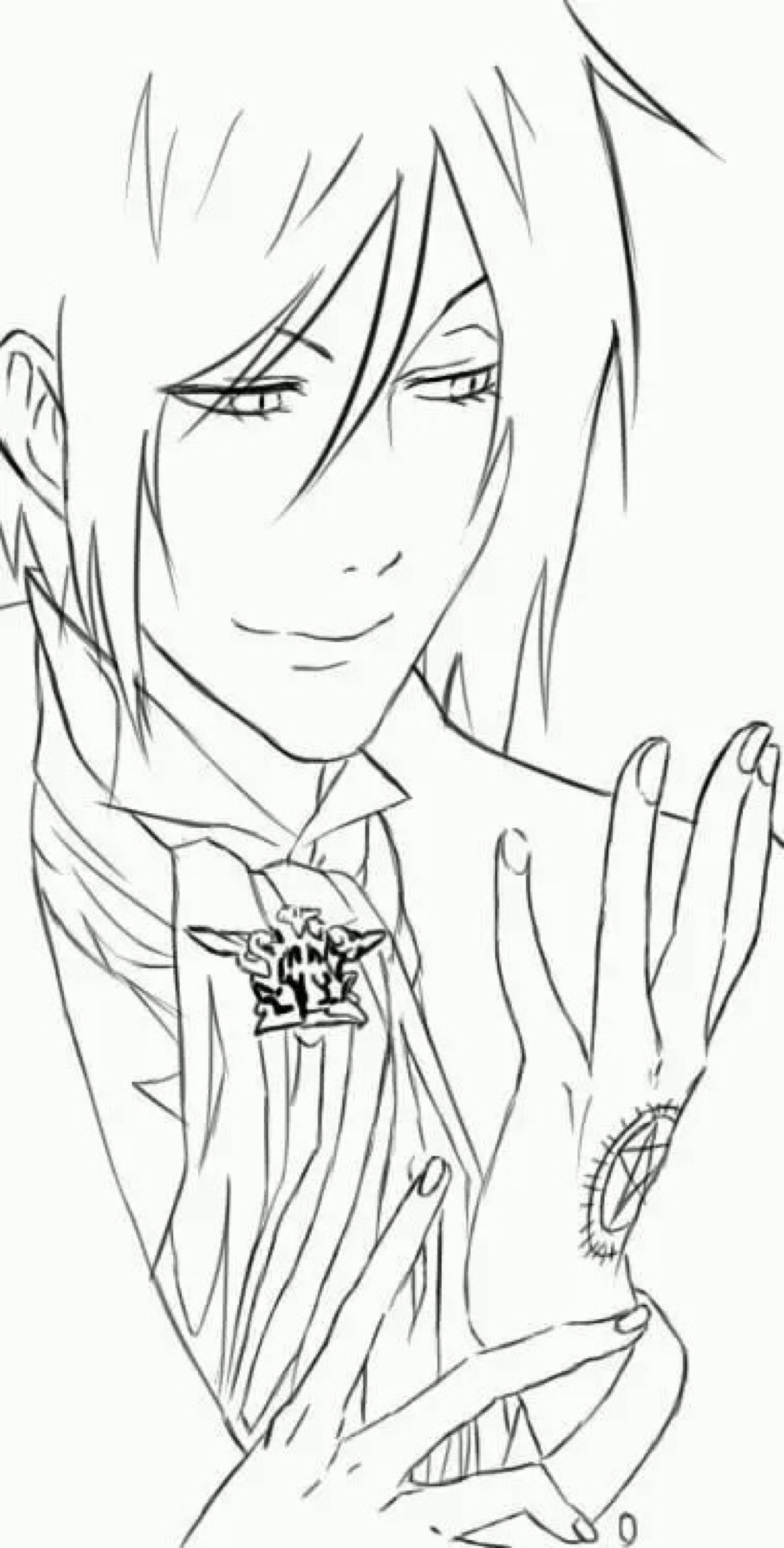 橡皮章素材 黑执事 塞巴斯酱 侵删