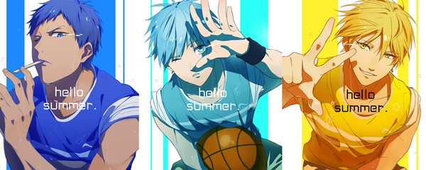 黑子的篮球hellosummer恋歌太太的青峰黑子黄濑三人wwtwirenka1223