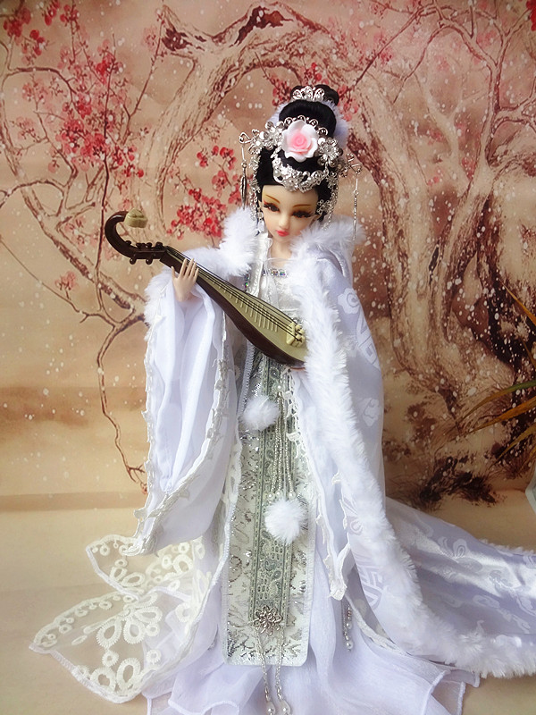 古装全身王昭君/中国古代四大娃娃之一陷入美女美女胶水图片
