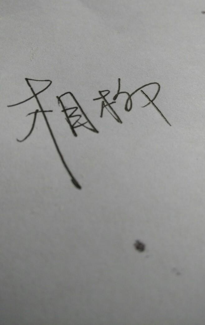手写字.长相思.相柳