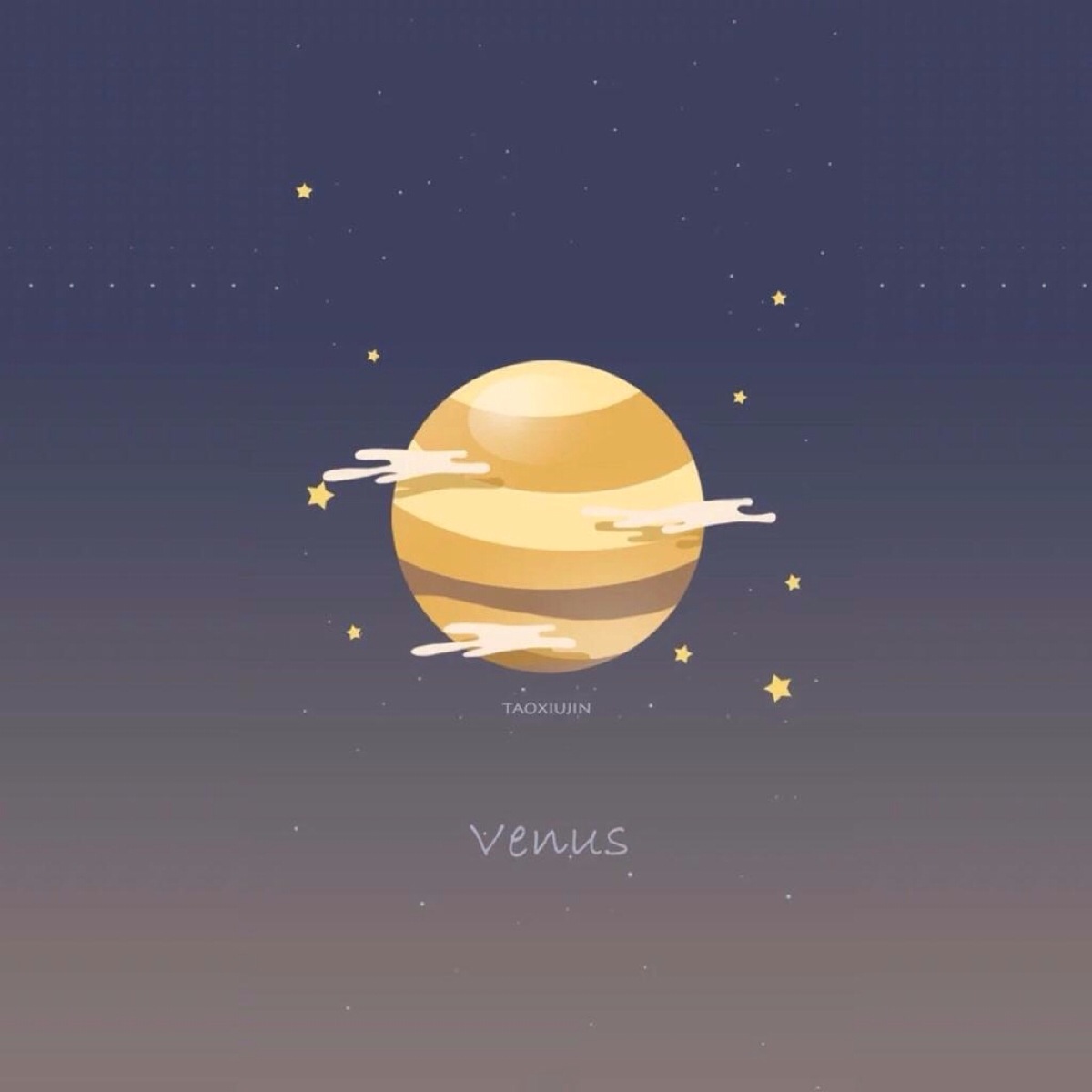 一组可爱星球壁纸 venus