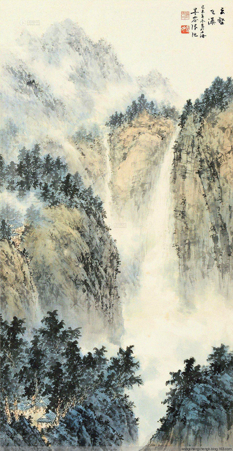 张弛自幼受父亲知名山水画家张大昕庭训,师承中国山水大师陆俨少先生.