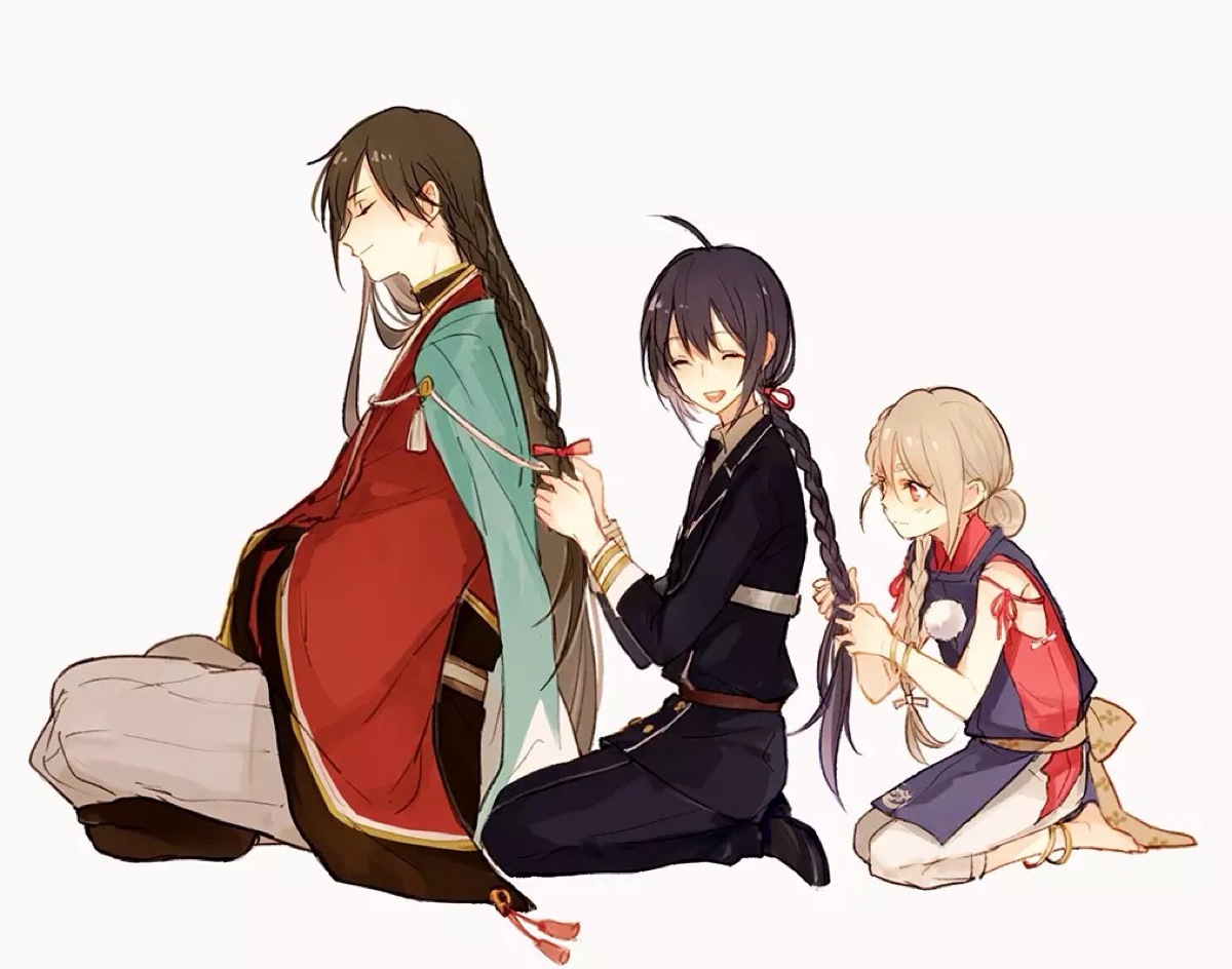 刀剑乱舞#兼桑#鲶尾小天使#今剑小天 