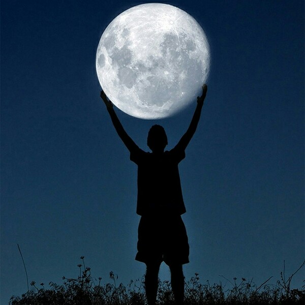 月亮头像唯美 意境图片