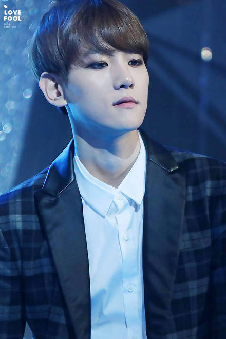 exo 边伯贤 高清壁纸 眼线!cr:logo