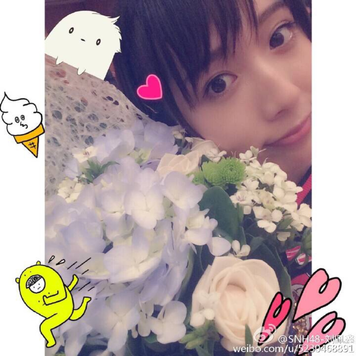 snh48 爱吃兔(hii)成员 刘佩鑫 第二届总选举