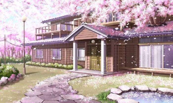 樱花下 