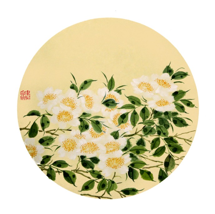 暮春荼蘼花乱,伊人出差远行.说好常发微信,免得淡了感情.