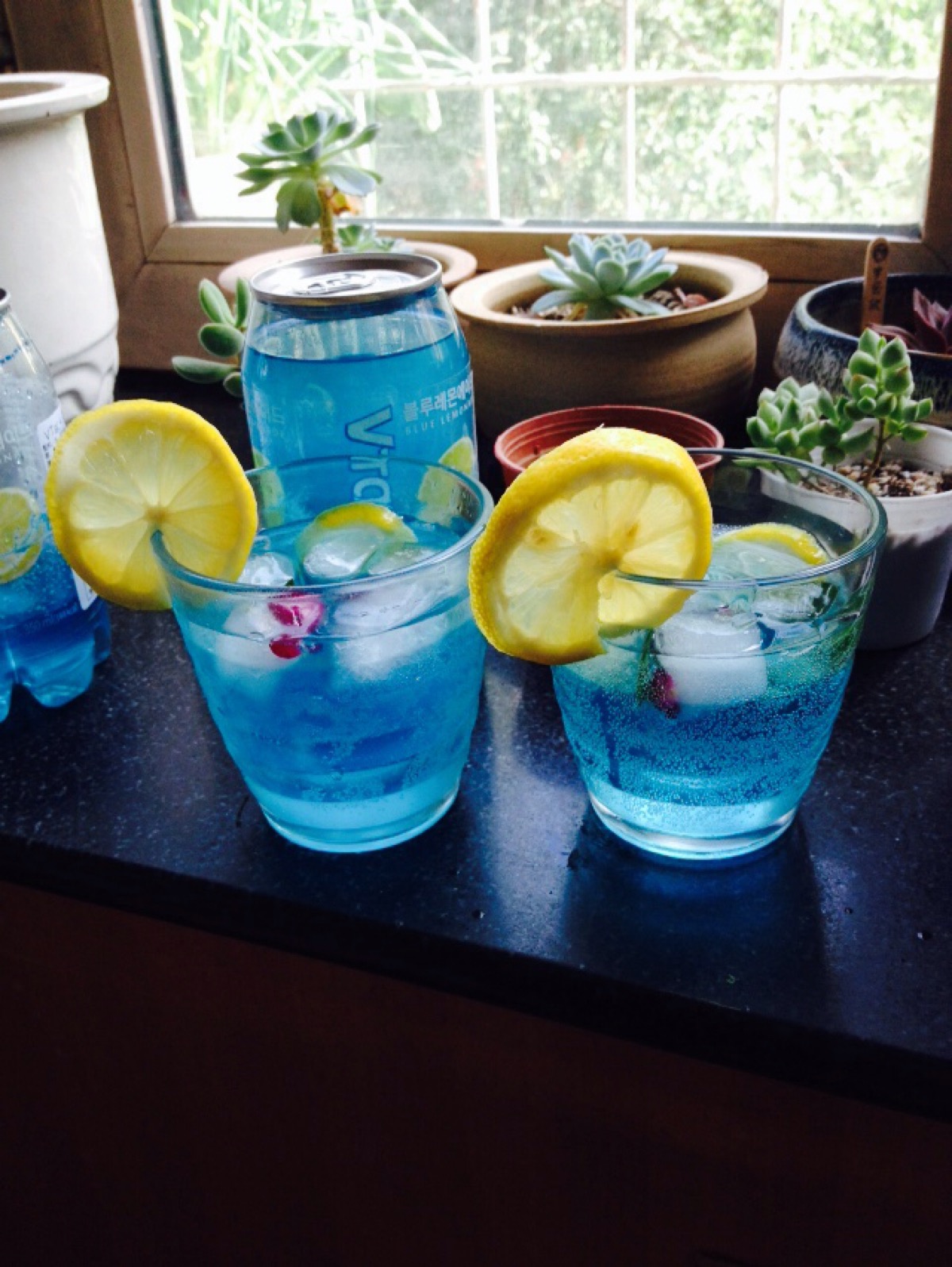 柠檬蓝柑橘清爽一夏