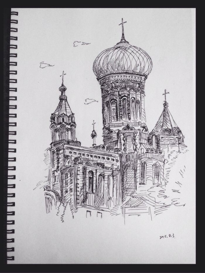 建筑素描.林启章