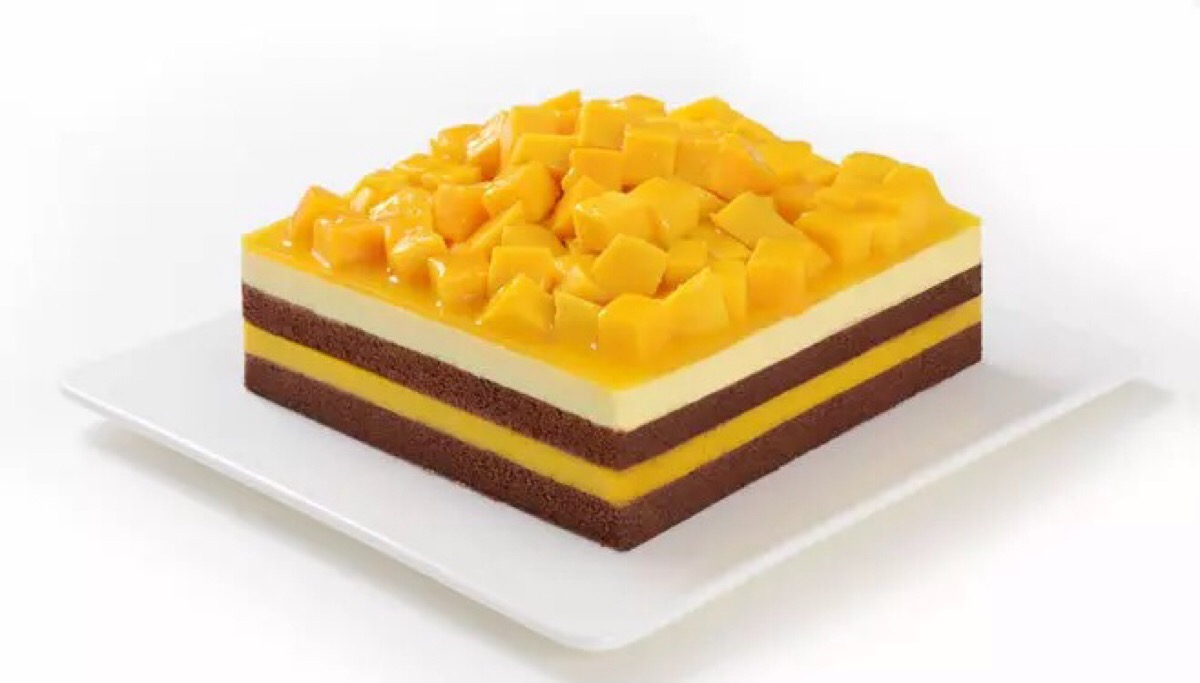 芒果巧克力蛋糕图片
