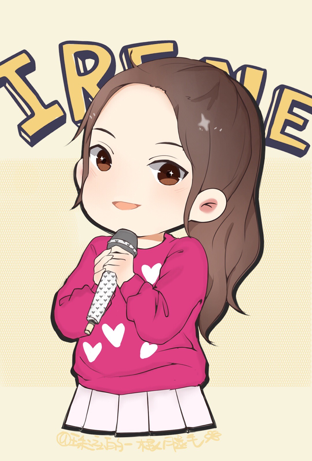 「red velvet」动漫 q版 irene饭绘 出处看图片