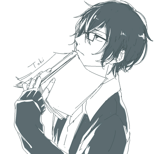 【侵删】#青春×机关枪#雪村透#插画#手绘#同人#二次元#少年# @-toki