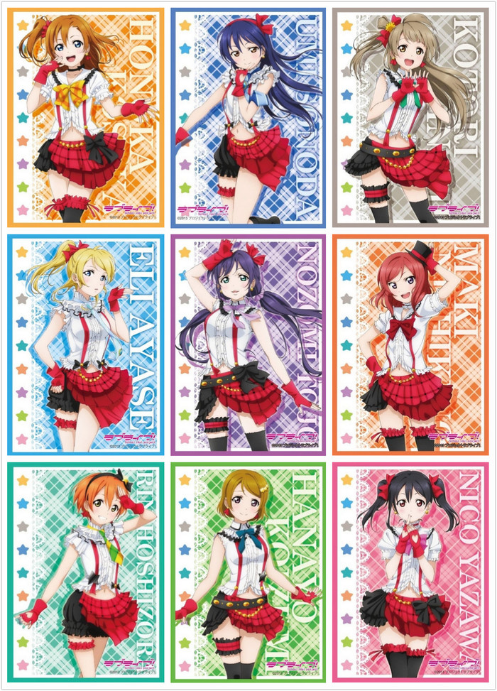 love live 全员 高坂穗乃果 田园海末 南琴梨 小泉花阳 星空凛 西木野