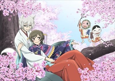 二次元 动漫 #元气少女缘结神#巴卫 桃园奈奈生 鬼切 虎彻 #古风