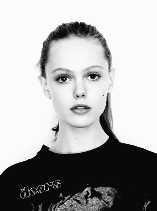 frida gustavsson 欧美模特 黑白 头像