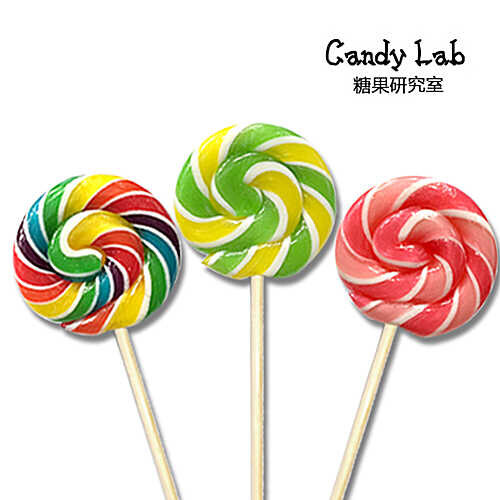 candy lab 澳洲纯手工糖果小号漩涡棒棒糖 18g