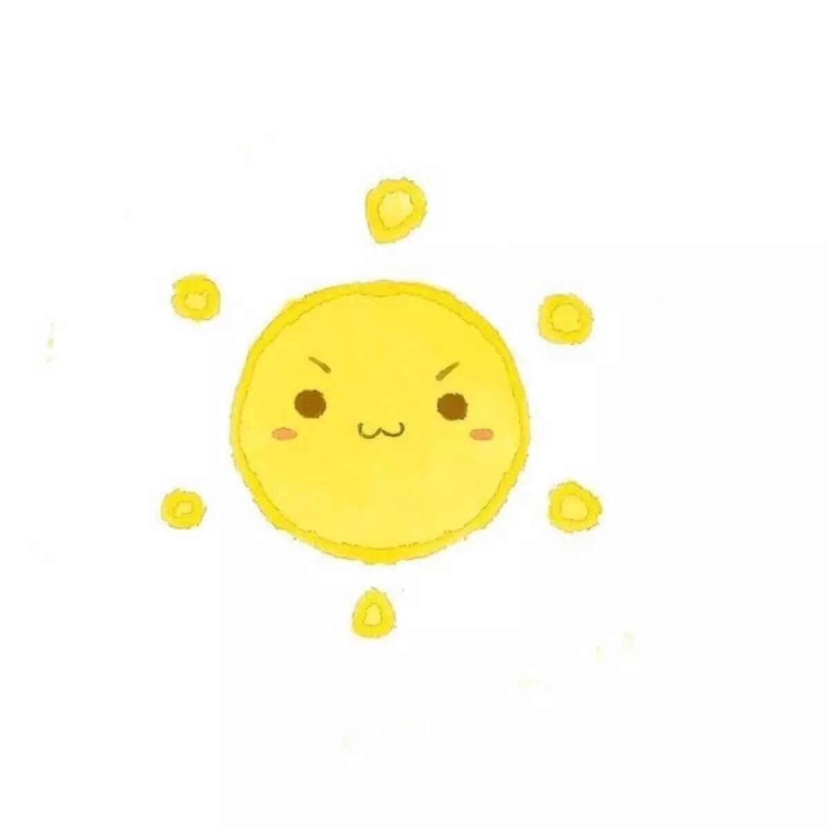 太阳 萌黄 森系 壁纸 头像
