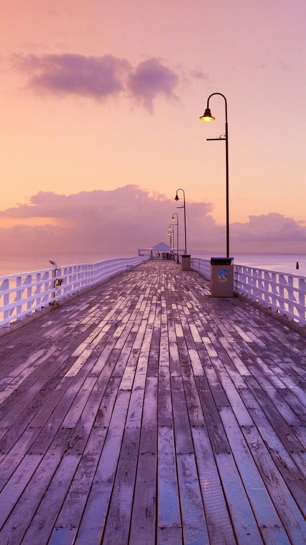 风景 路 糖果色 唯美 小清新 可爱 紫色 紫色控 壁纸 聊天背景 锁屏