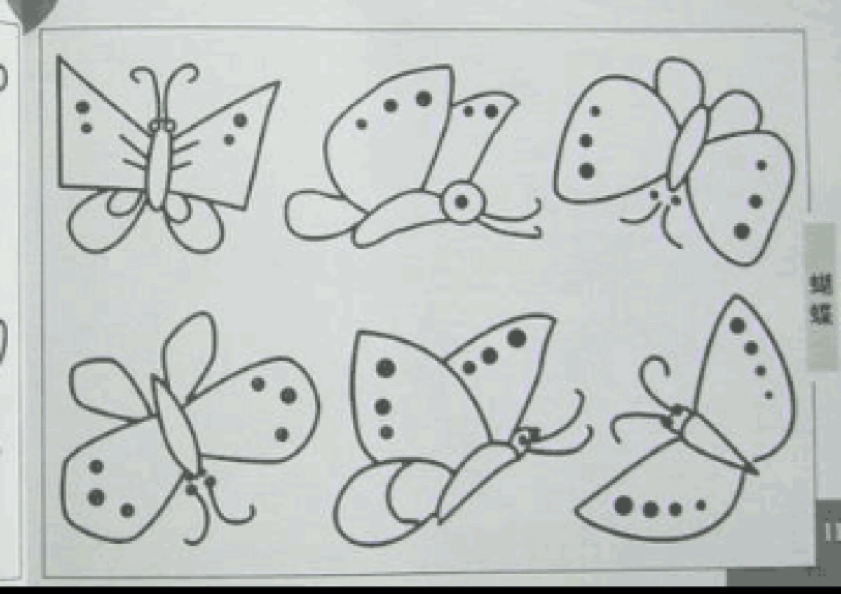 蝴蝶幼虫画法图片