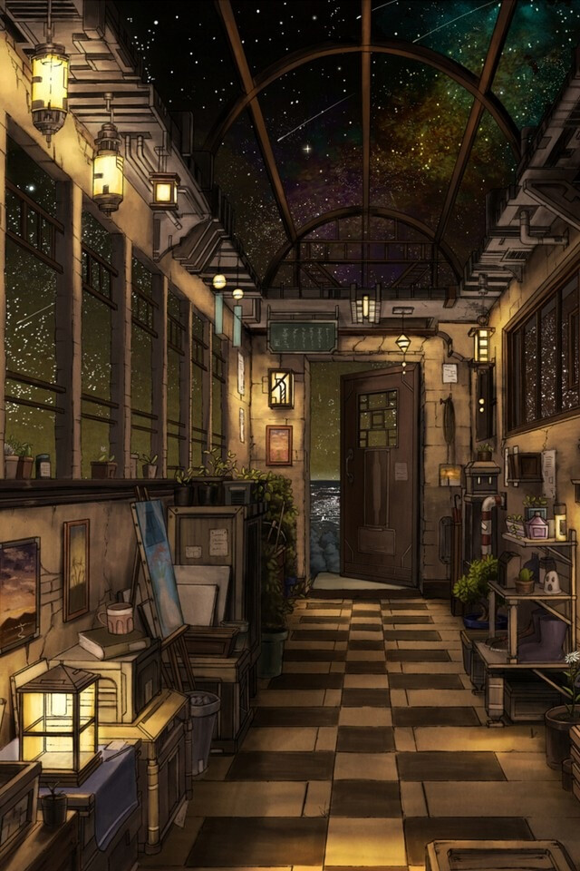 侵删◇◆ p站 pixiv 插画 唯美 动漫 二次元 手绘 板绘 星空 场景