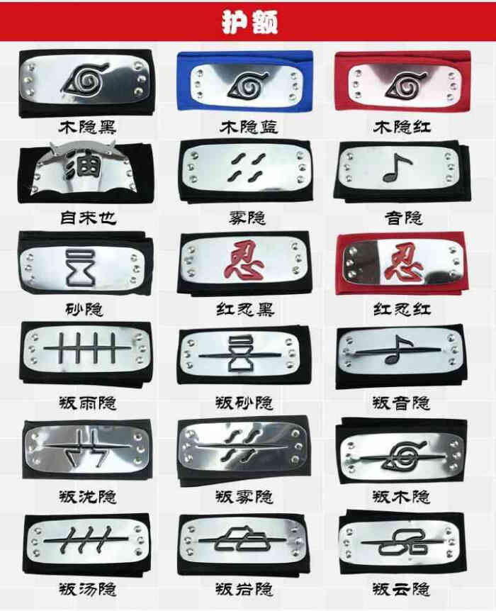 晓 护额