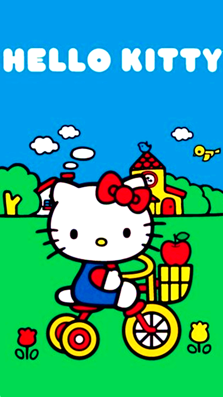 hello Kitty蓝色,hellokitty壁纸蓝色 wallpaper wechat 微信背景 壁纸 锁屏 待机 主题 桌面 可爱 hello