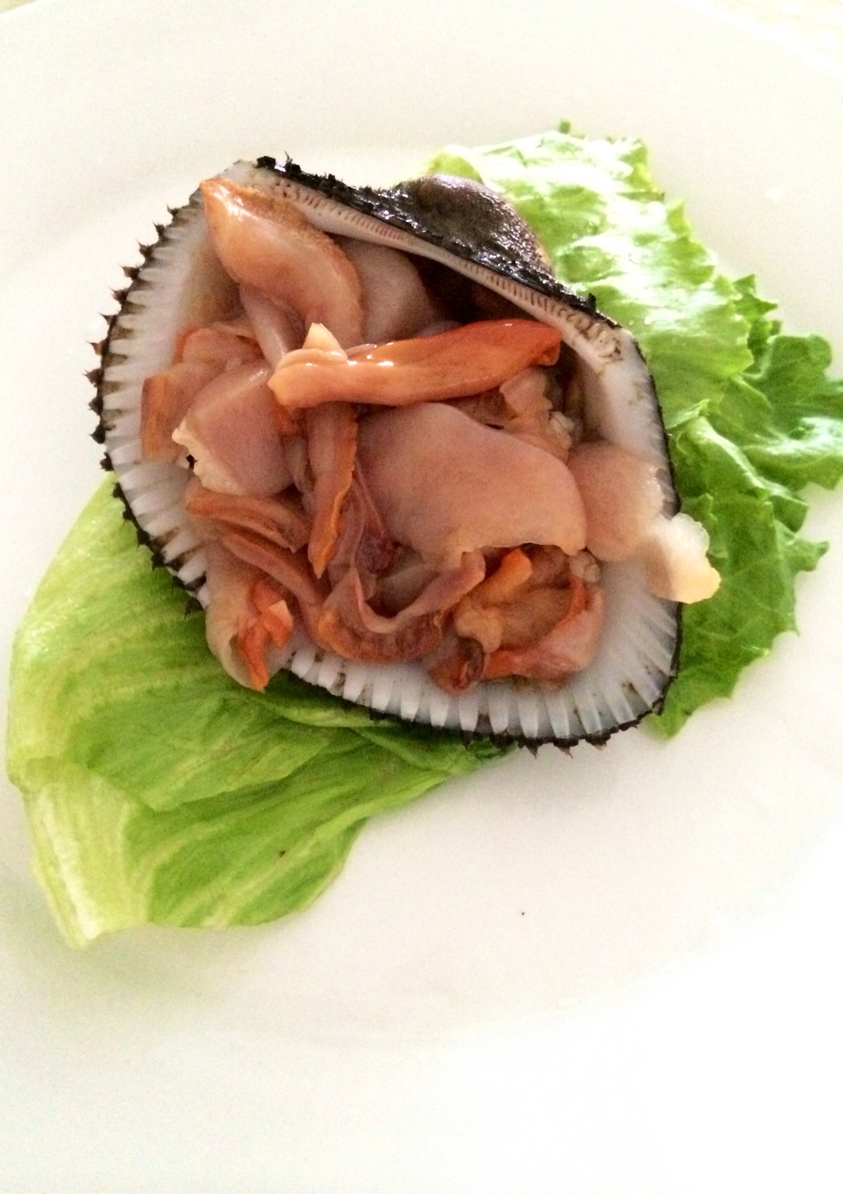不用料理的料理:赤贝刺身