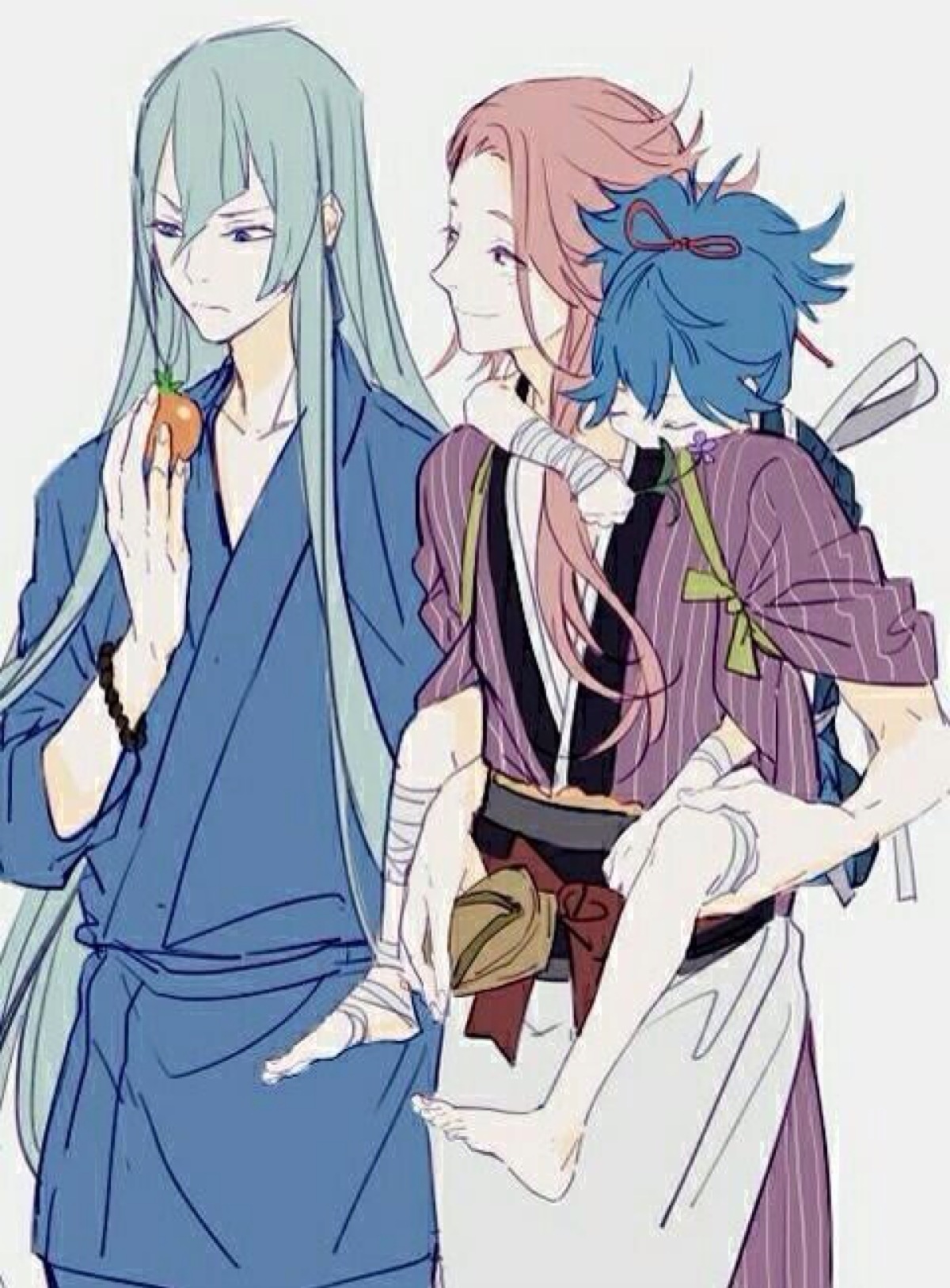 刀剑乱舞#江雪#小夜#宗三#左文字一家三口的幸福生活