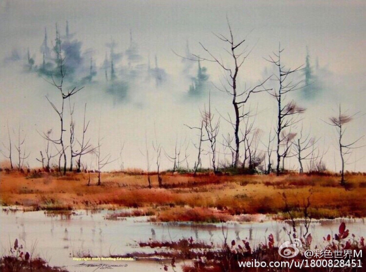 加拿大水彩画家 sterling edwards 水彩风景画作品欣赏
