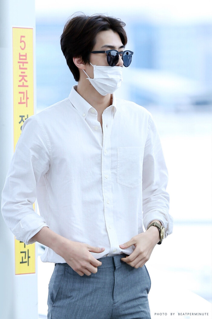 sehun 世勋 exo 男朋友机场