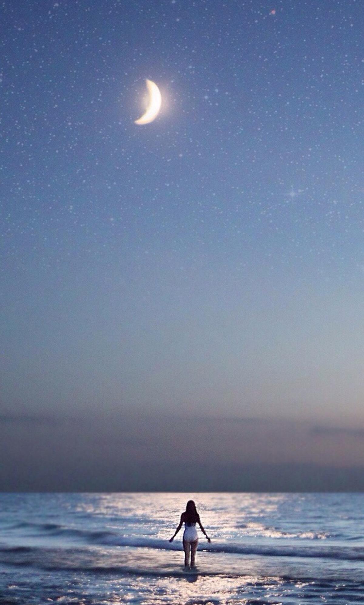 唯美星空 夜景 夜空 星光 自然风景 iphone手机壁纸 唯美壁纸 锁屏图片