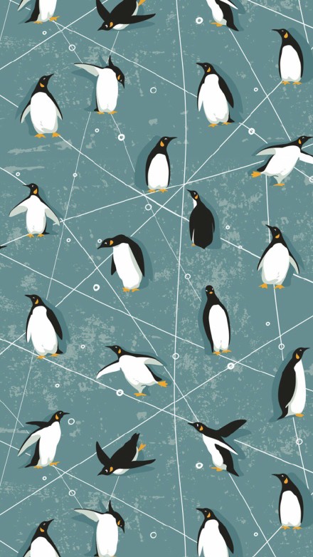 海报iphone 壁纸 锁屏 微信 背景 手绘 插画 平铺