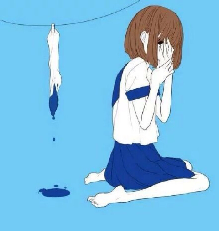 二次元 情侣 插画 插图 女头 独特头像 漫头 色彩 骚年 少女〔侵删