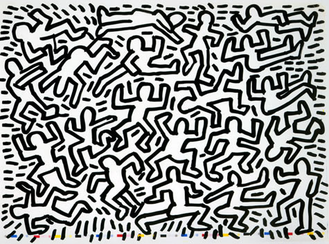 keith haring,keith haring字母 keith haring