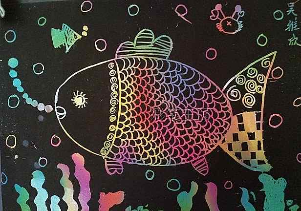 彩笔王国 纯创意手工diy 佳美佳刮刮画刮画小达人10张8k刮画纸送专用