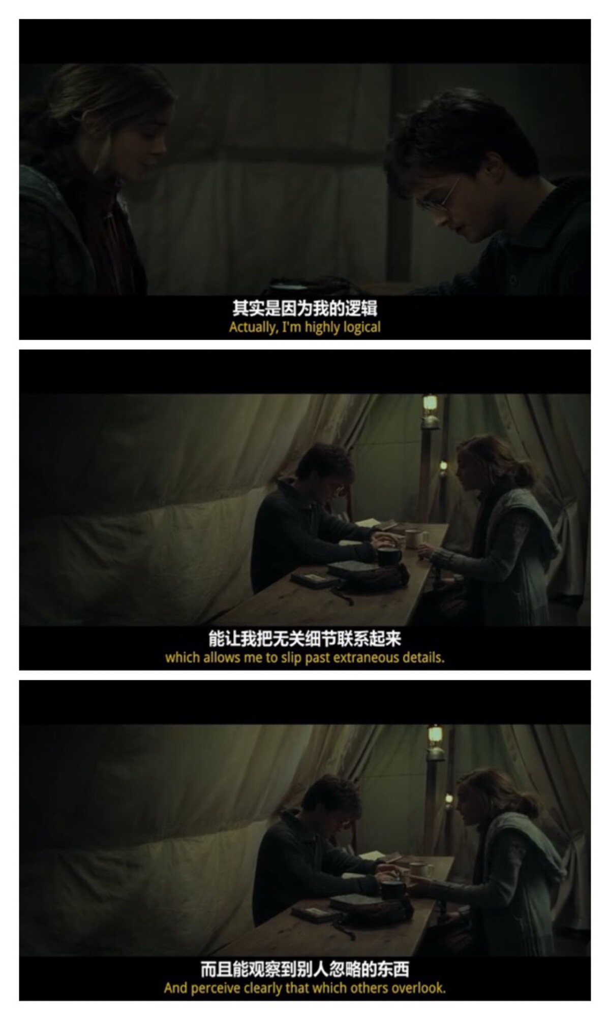 电影截图##哈利波特与死亡圣器(上)#台词