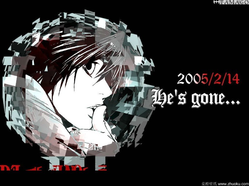 死亡笔记·death note·l·龙崎·男神·高清背景