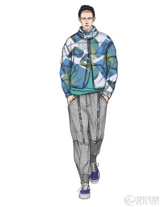 手绘马克笔服装设计