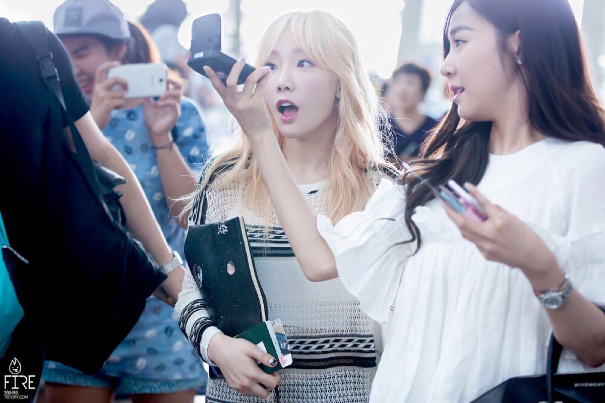 150806 仁川机场 泰妍 taeyeon#全世界最好的金泰妍#少女时代
